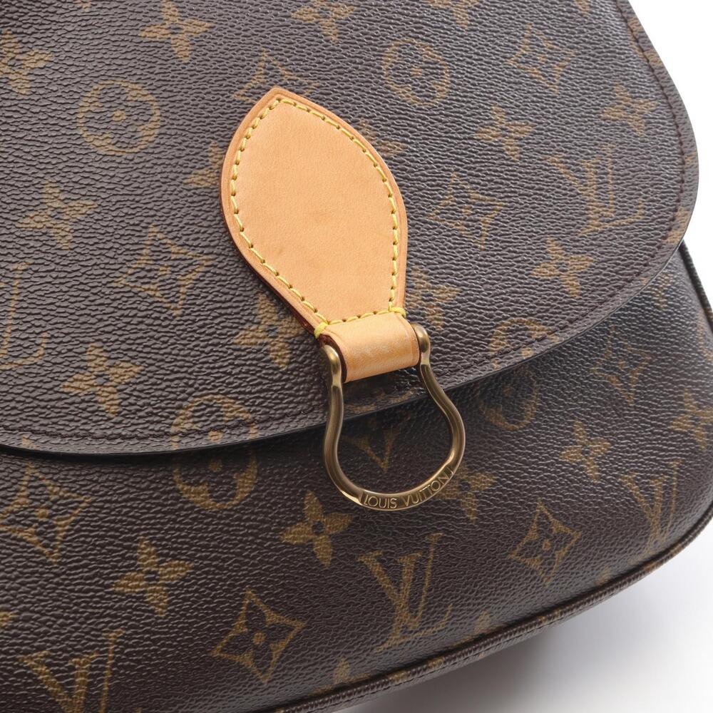 Louis Vuitton Saint Cloud Shoulder Bag Canvas Leather Monogram Brown - Picture 10 of 11